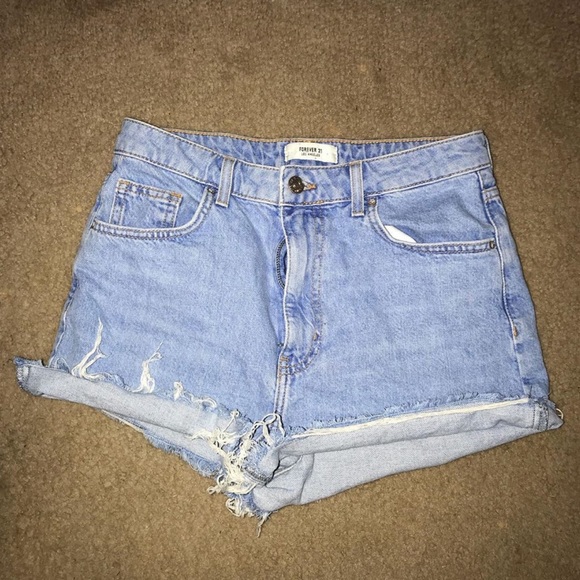Forever 21 Pants - High waisted Jean Shorts